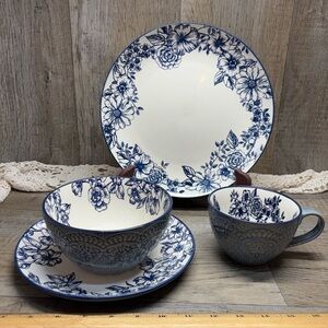 Pfaltzgraff Gabriela Blue 10.5" Dinner 8.5”salad Bowl coffeemug ReplacementPcs